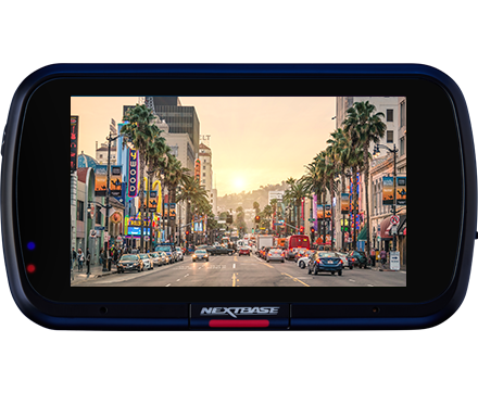 Display of Nextbase dash cam screen in LA